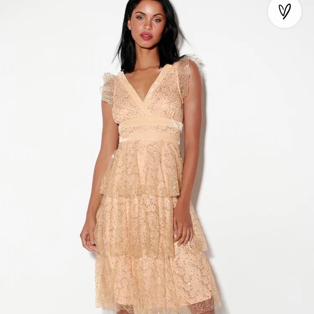 LULUS GLITTER DRESS
